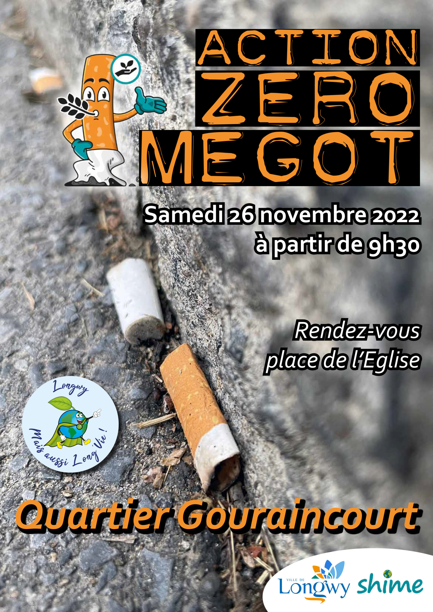 Première édition de l’opération Zéro Mégot