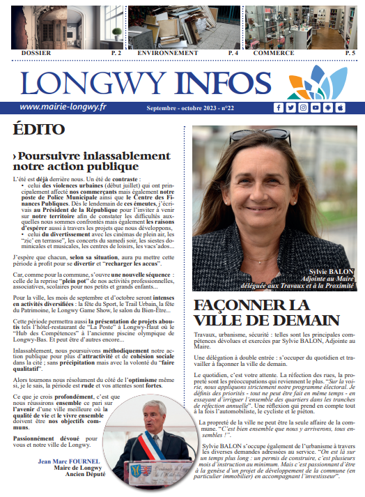 Longwy Info Septembre/Octobre 2023