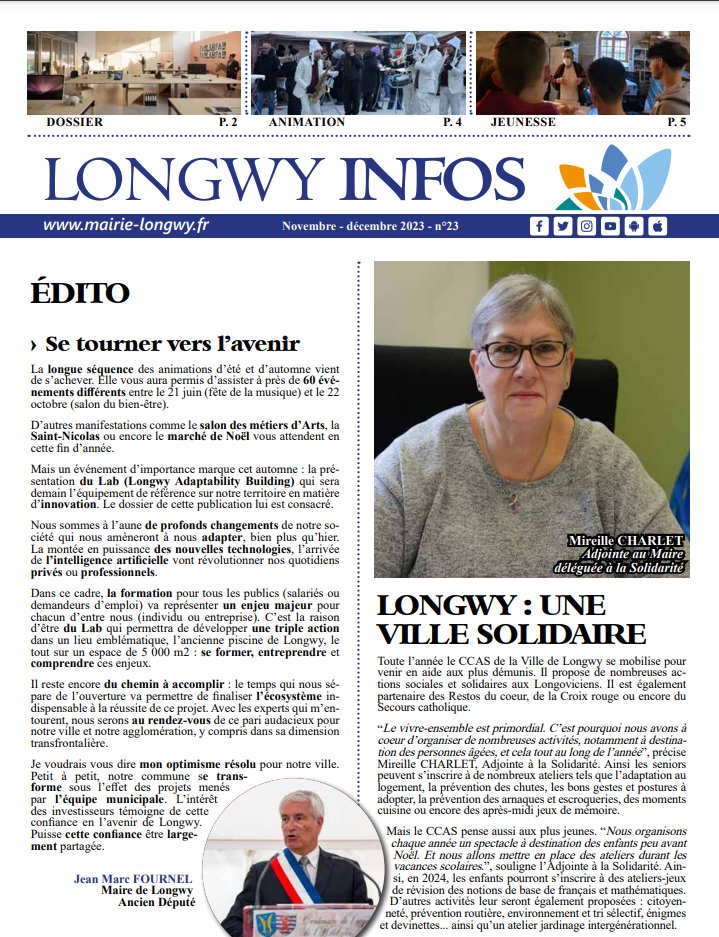 Longwy Info Novembre/Décembre 2023