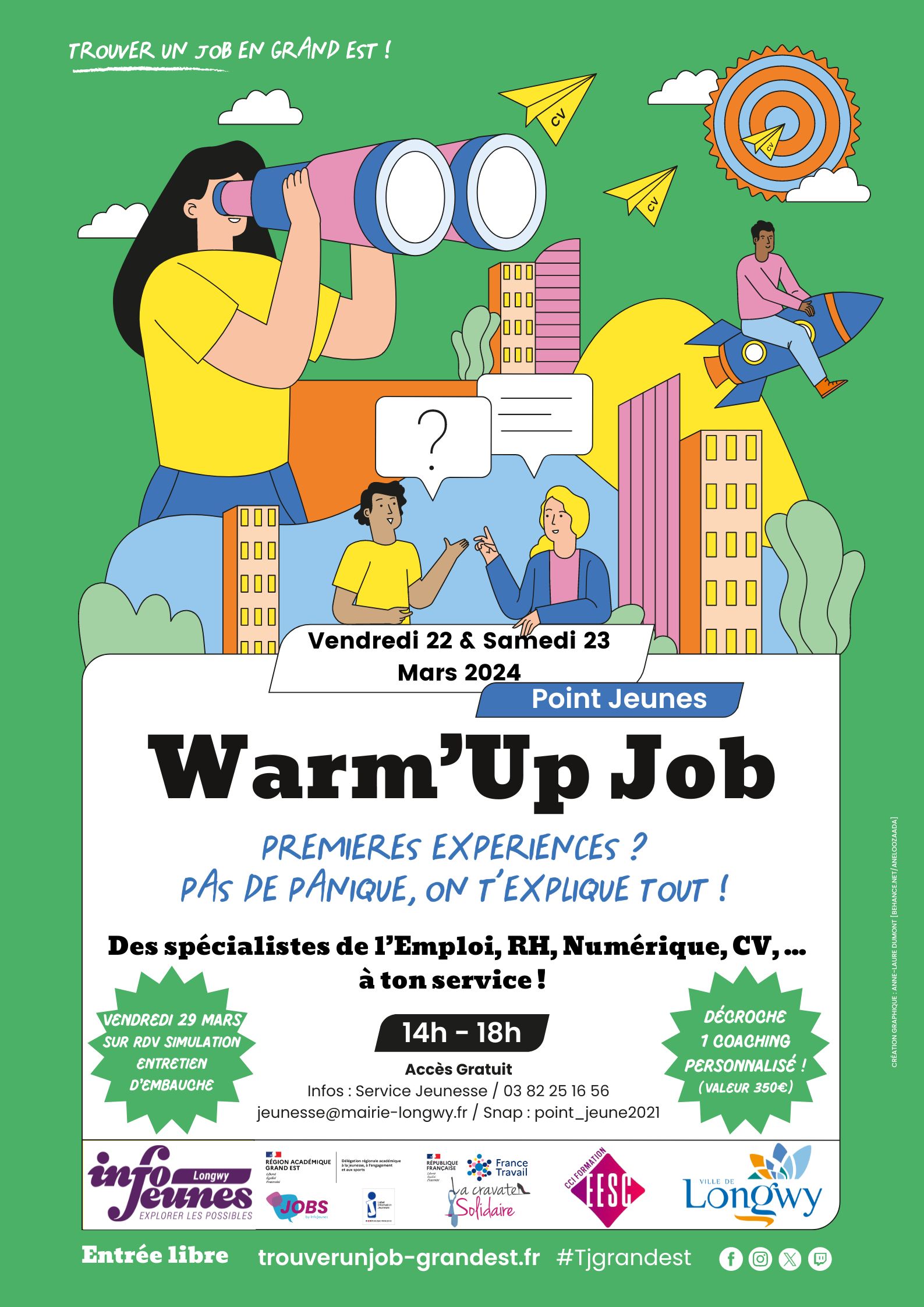 WARM’UP JOB : préparer son entretien d’embauche autrement