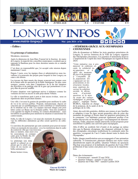 Longwy Info Mai/Juin 2024