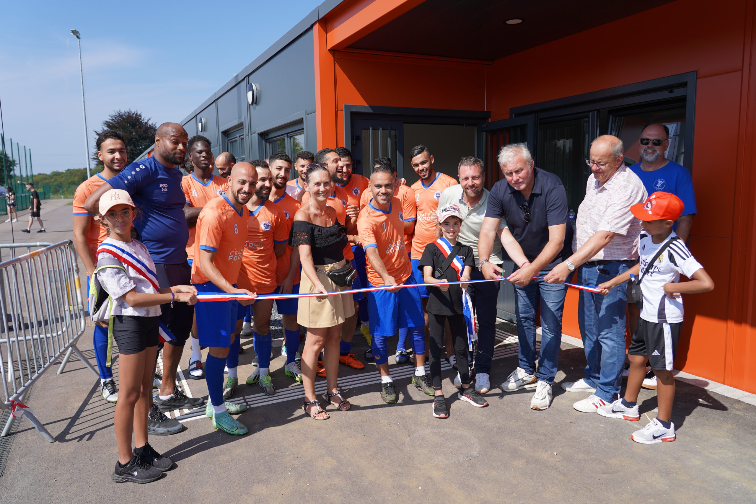 Inauguration des vestiaires de foot