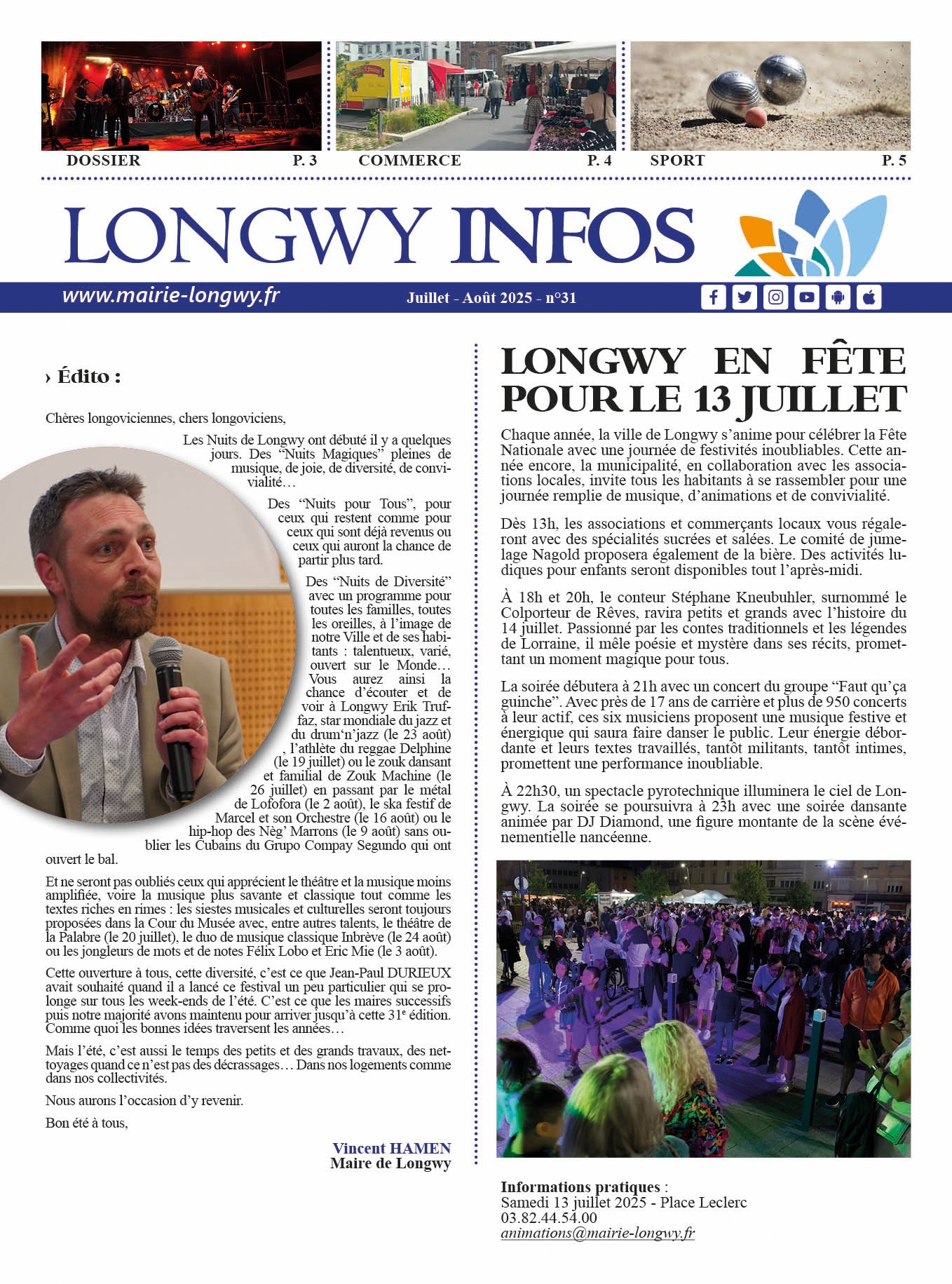 Longwy Info Juillet/Août 2025