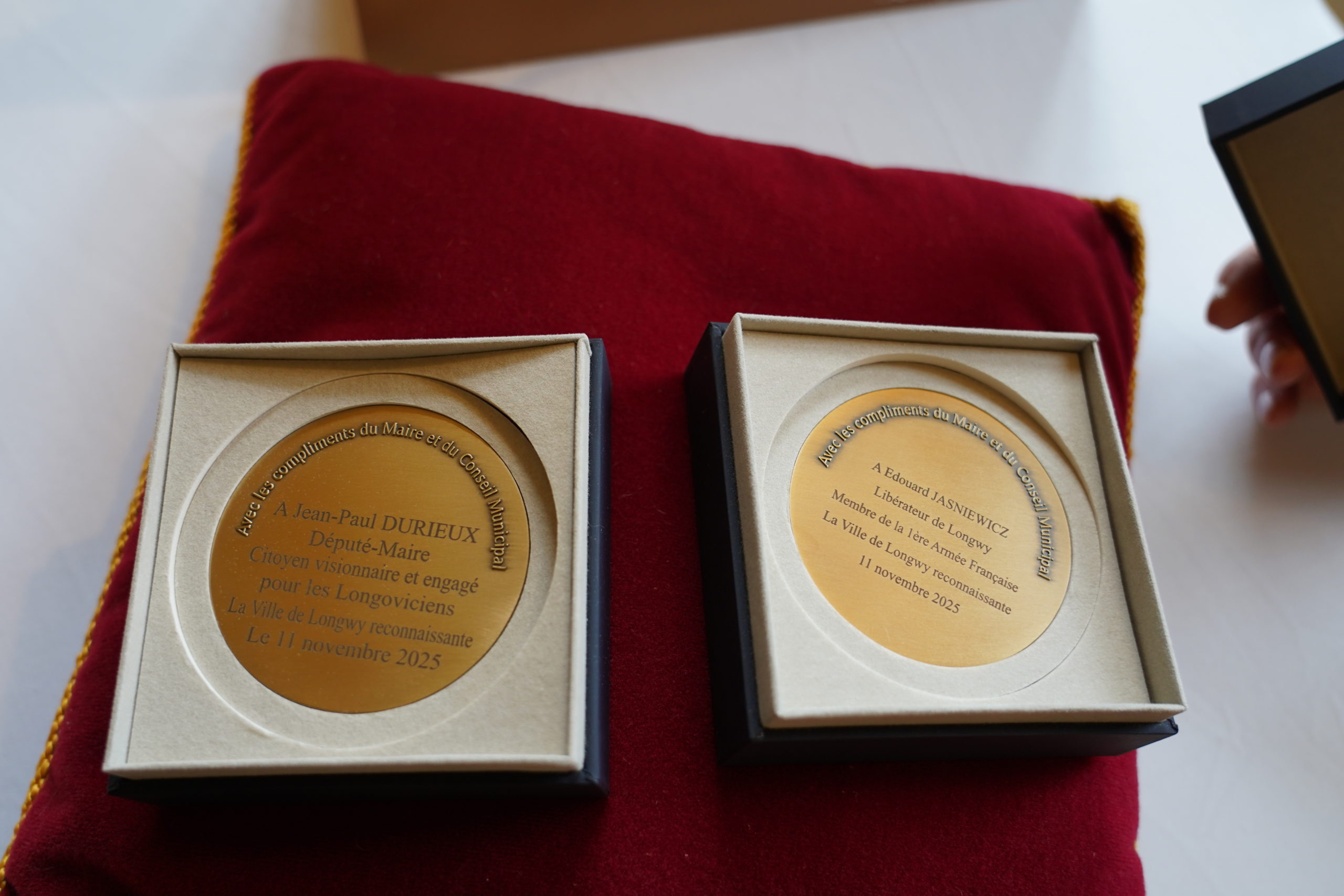 Longwy rend hommage à  Édouard JASNIEVICZ et Jean-Paul DURIEUX