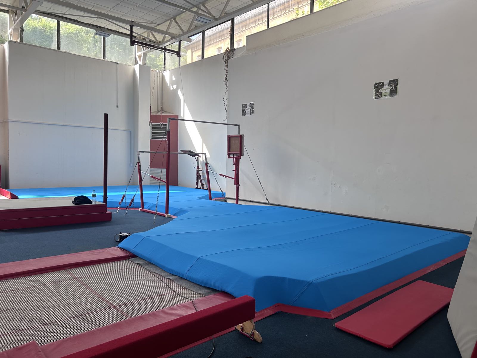 La fosse de gymnastique rénovée à la salle Bassompierre