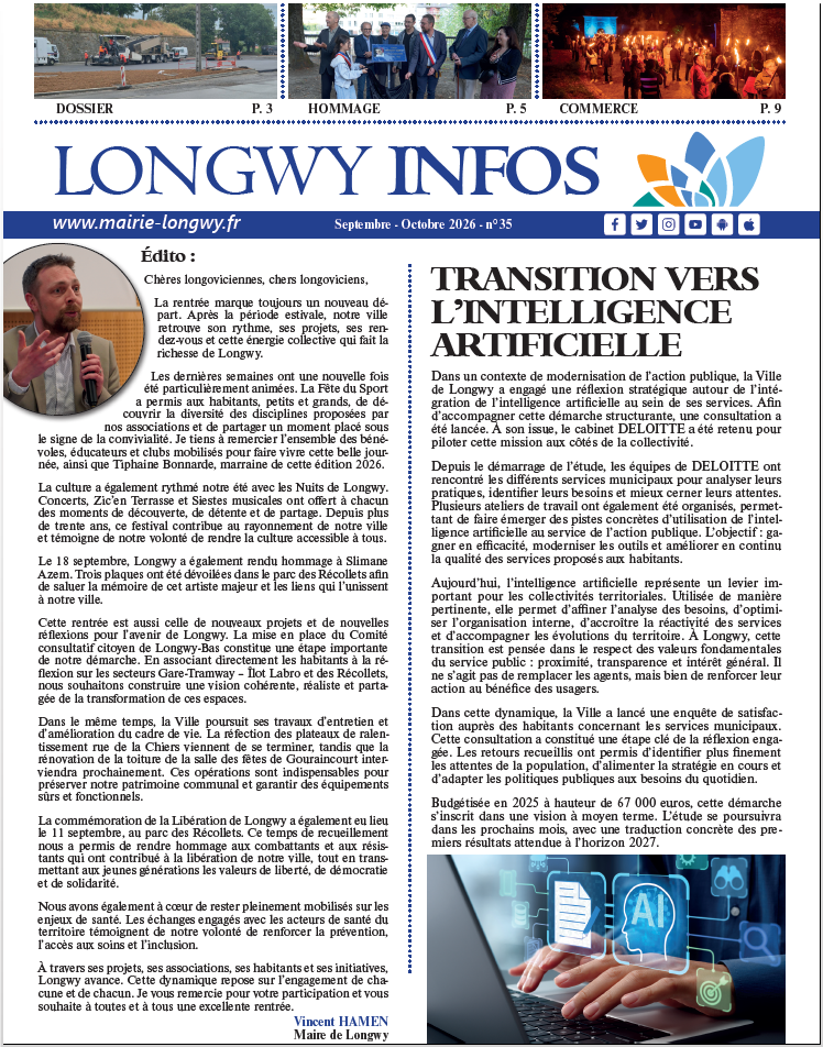 Longwy Info – Septembre/Octobre 2026